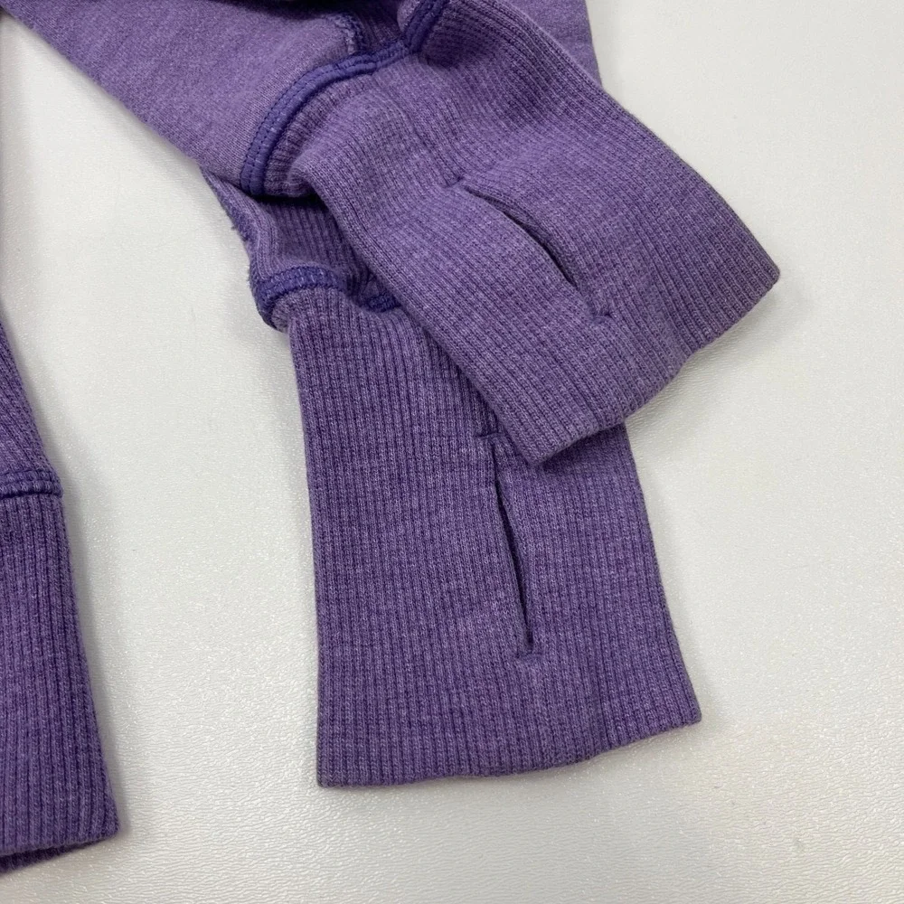 Lululemon Calm & Cozy Jacket "Scuba Cuddle Up" Womens 6 Purple Sweatshirt - Picture 7 of 14
